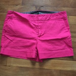 Hot pink women’s shorts banana republic